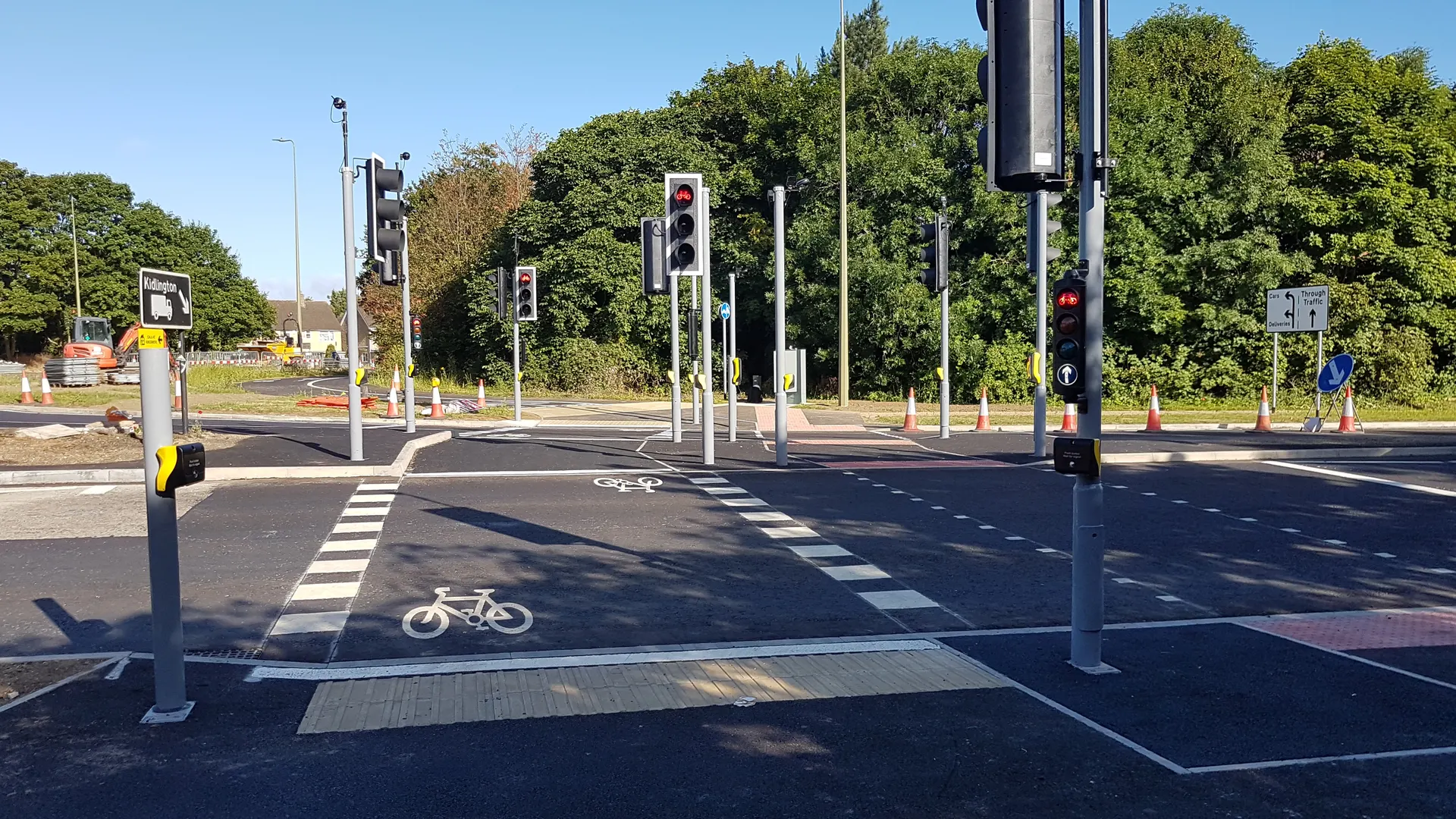 UK traffic signal junction at dawn — Adaptive Traffic Consulting
